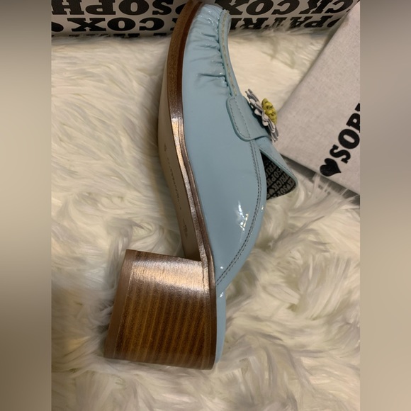 Sophia Webster & Patrick Cox Stevie Daisy Loafer Mule Aqua(Blue) SZ 41.5EU/11.5 - Picture 6 of 11